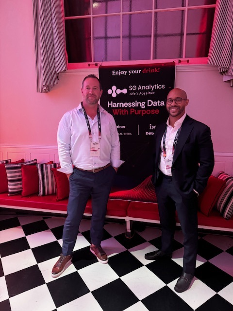 SG Analytics’ Colin Wood and David Harris at MachineCon 2024, New York - photo