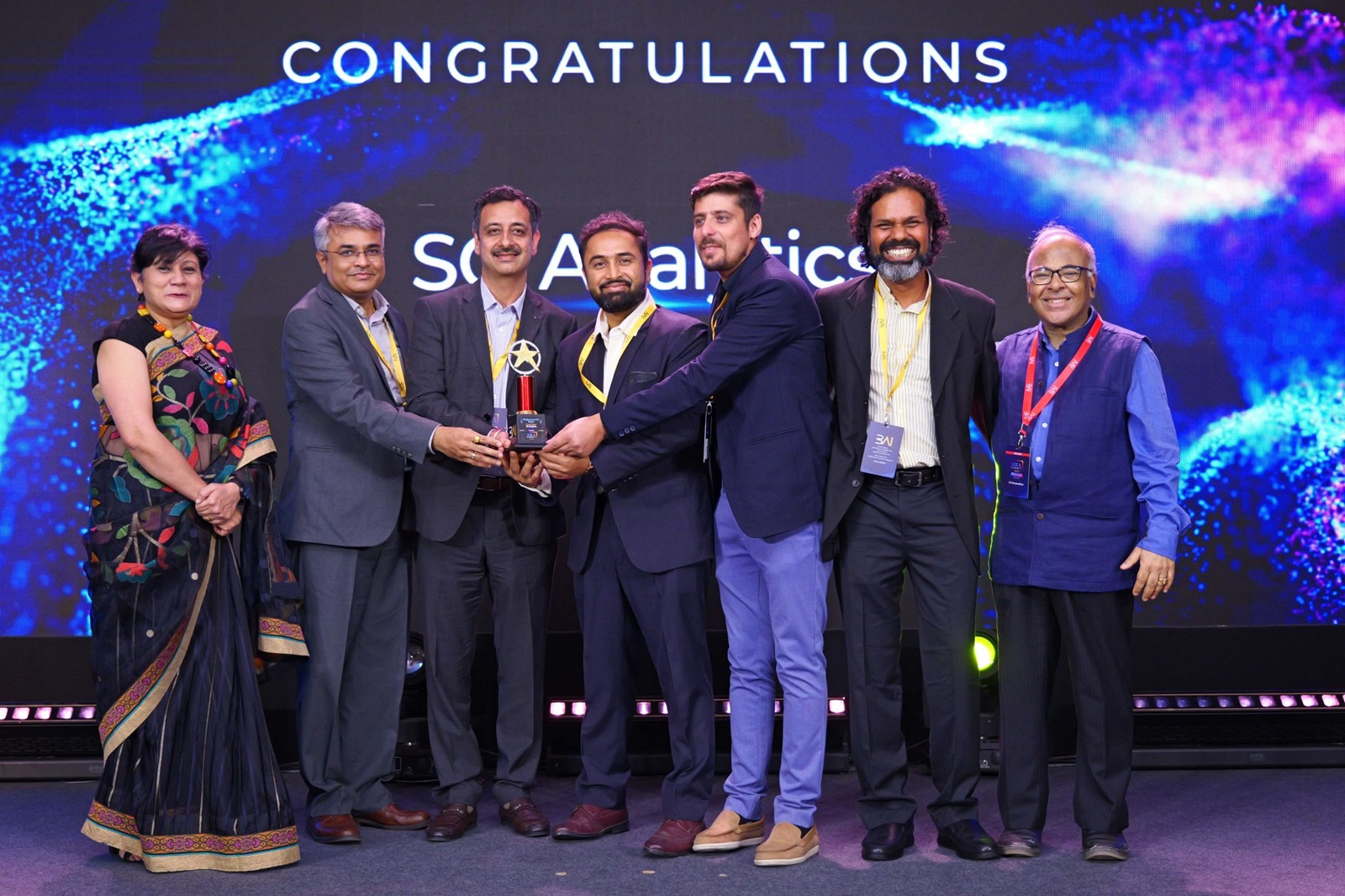 Photo - SG Analytics Accepts the Exemplary Firms in AI & Analytics Award by 3AI